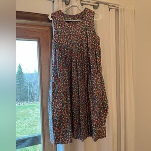 Vintage 100% cotton Laura Ashley  Floral Sundress